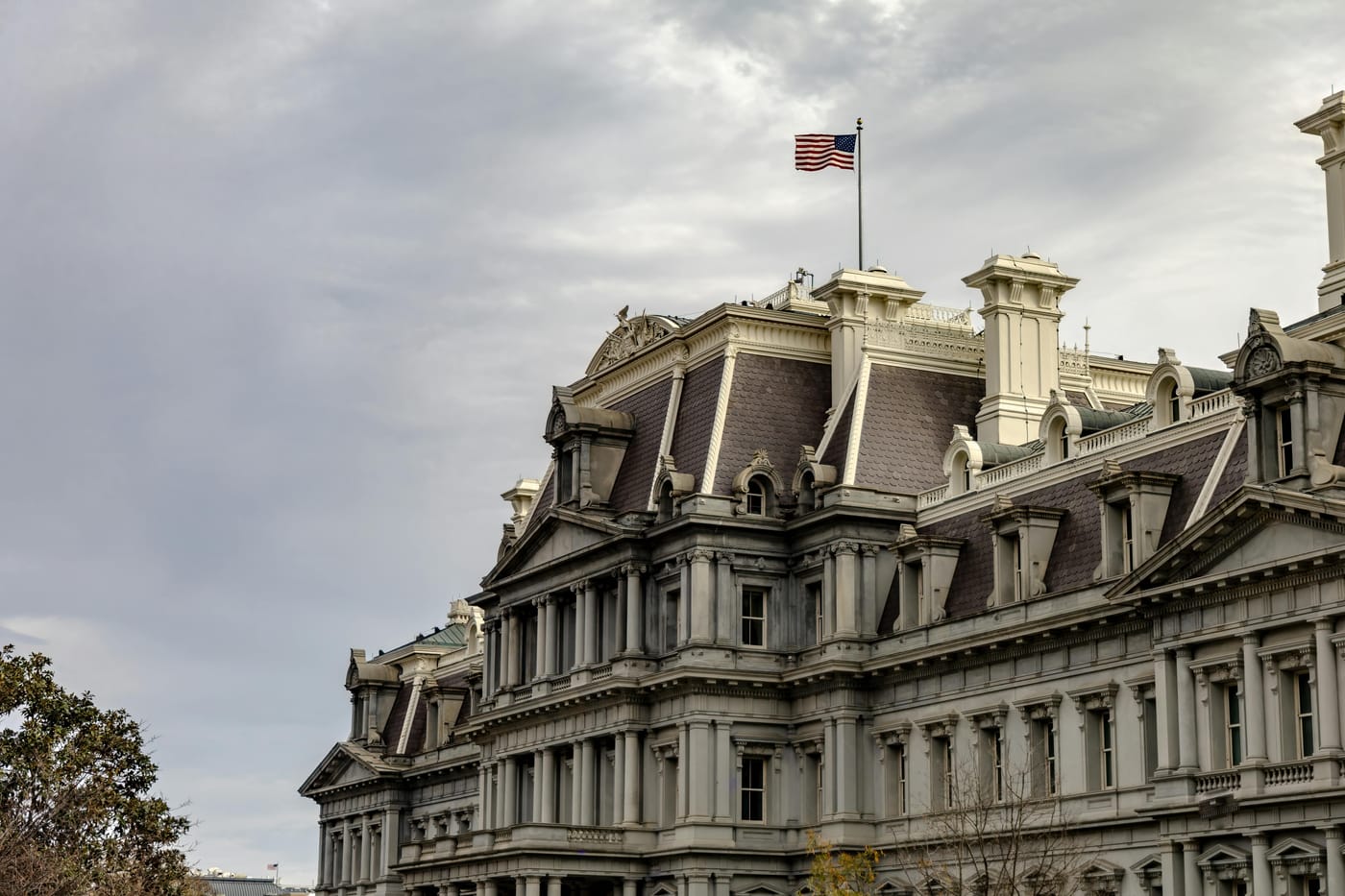 Roofline of the Eisenhower Executive Office Building