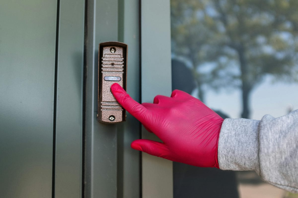Intercom and keypad entry panel for building access control and communication