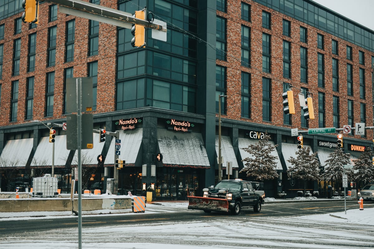 A restaurant storefront in Washington DC